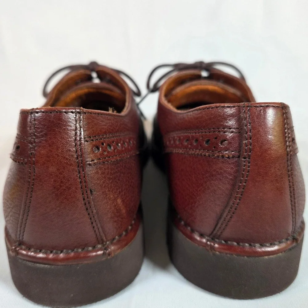 Rockport DressSports Mens 9M Brown Leather Wingtip‎ Brogue Oxford Shoes